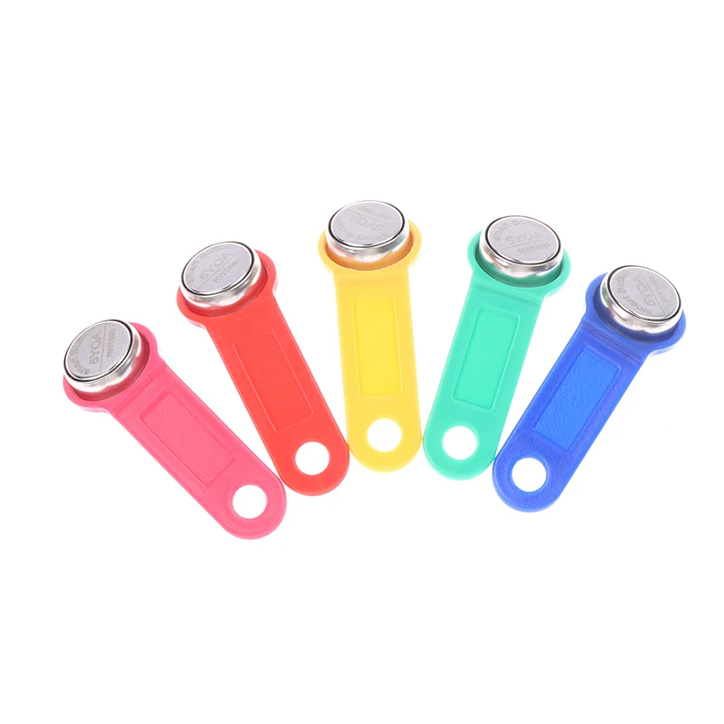 1pc 플라스틱 재기록 가능 RFID 터치 메모리 키 TM 카드 Ibutton 복사 카드 사우나 키(고품질 소재, 내구성 및 내구성 포함)