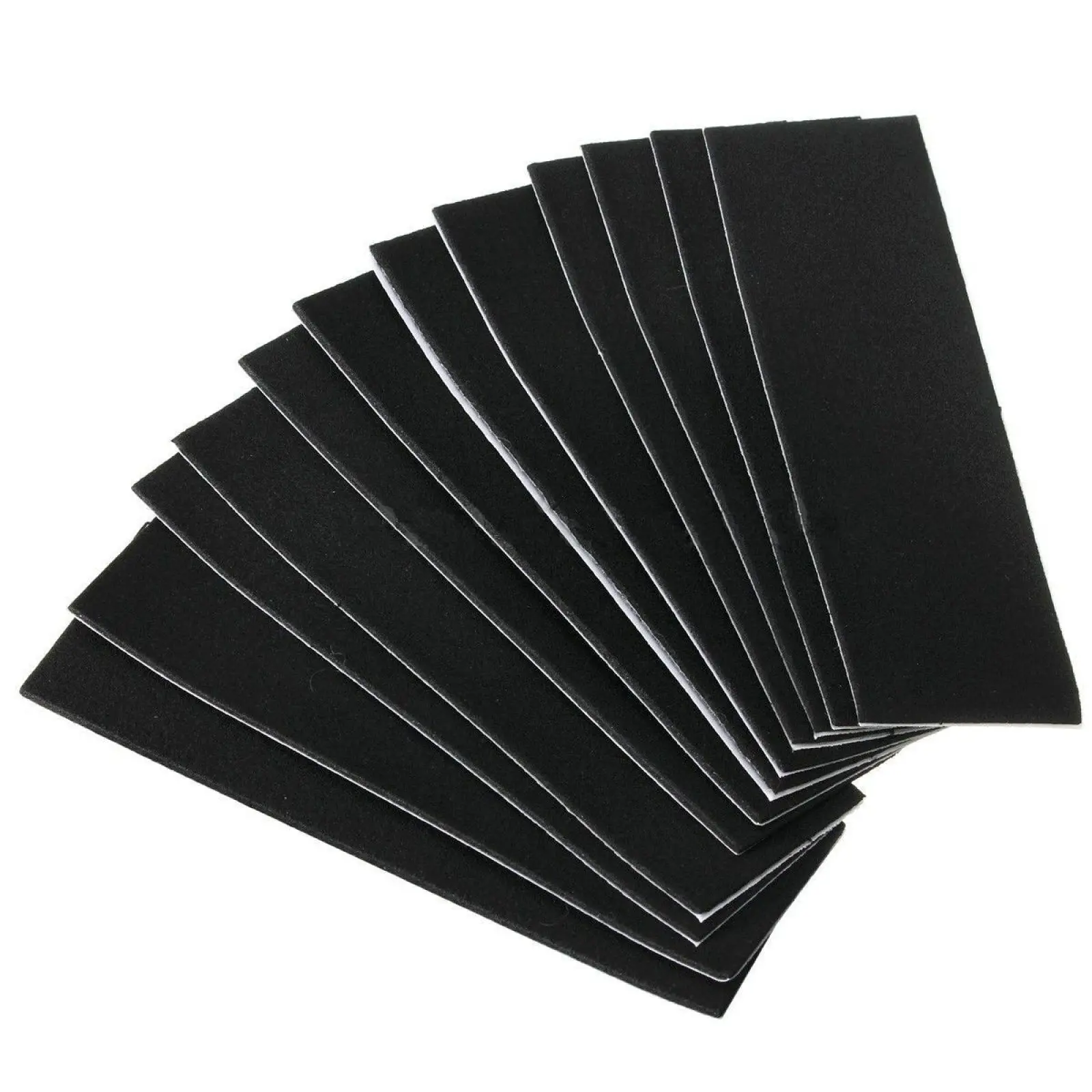 12Pcs/Set Fingerboard Grip Tape Self-Adhesive Sandpaper Grip Tape Wooden Fingerboard Deck TapeSticker For Mini Fingerboards
