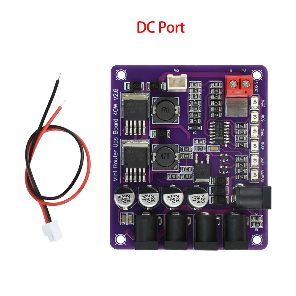 Compact Power Backup Module with USB Charging and Power Indicator