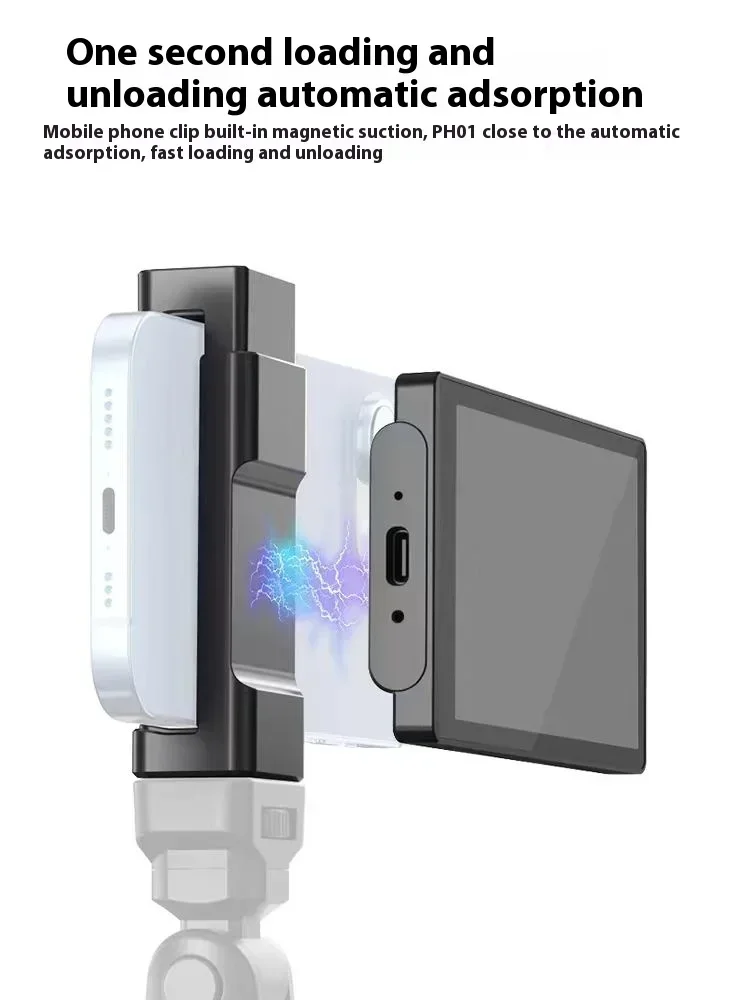 Kingma VL-PH01 Smartphone Vlog Selfie Monitor Magnetic Screen Portable Travel Using Phone Rear Camera Selfie Vlog Live Stream