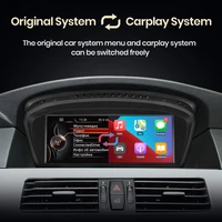 Junsun système Linux sans fil Carplay Android auto lecteur multimédia autoradio pour BMW série 3/5 E60 E61E62 E63 E90 E91 E92 E93 3