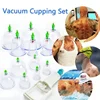 6Pcs Massage Cans Health Monitors Chinese Cupping Therapy Traditional Vacuum Suction Set Household Acupuncture Pump Care Tool 5