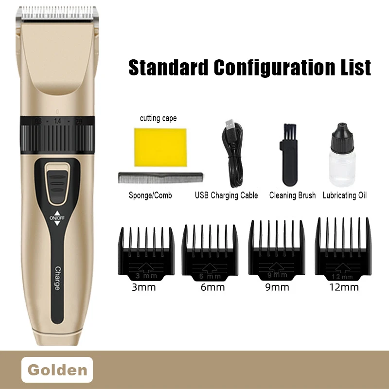 Dog Clipper Dog Hair Clippers Grooming (Pet/Cat/Dog/Rabbit) Haircut Trimmer Shaver Set Pets - 5