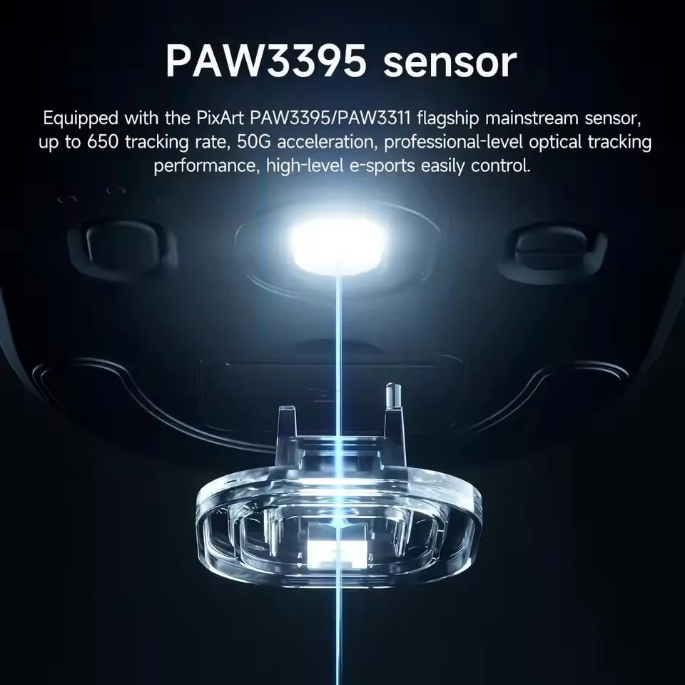 MCHOSE G3 V2 Pro Wireless Gaming Mouse Tri-Mode Bluetooth 800mAh Rechargeable Lightweight Customized Ergonomics Esports Mouse