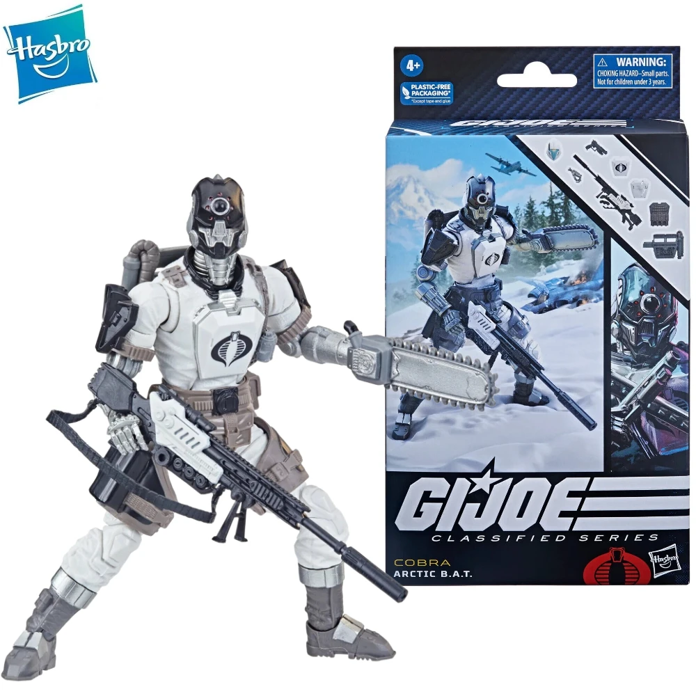 G.I. Joe Gi Joe Classificato Serie 6 "069 Cobra Android Arctic Bat Action Figure Model Toy Collection Hobby Gift
