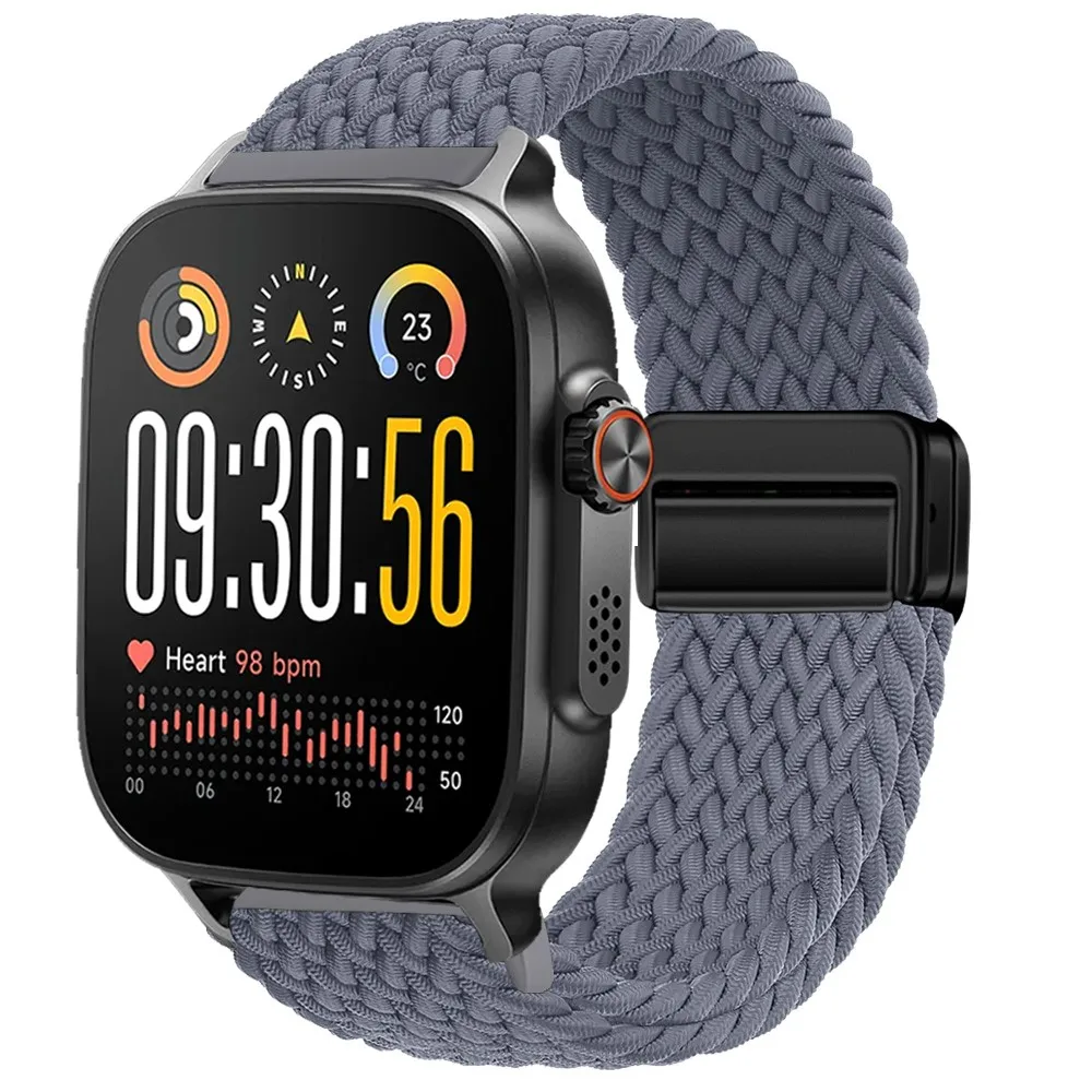 Braided Magnetic Wristband Strap for Smartwatches - Universal 22mm Strap Accessory