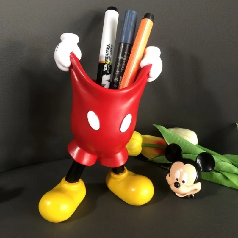 Kawaii Disney Mickey Glove Pen Holder Desktop Decoration