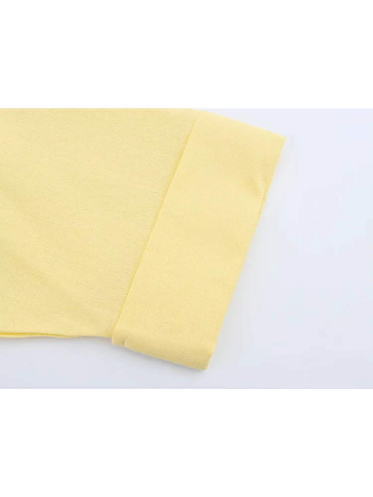 TFMLN New Women Casual Lapel Shirts Vintage Loose Long Sleeve Blouse V-neck Lady Oversized Tops Elegant Summer Chic Outfit