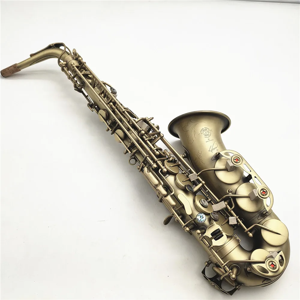 Sea9e5edd125d4c079c6ed8536cf0a1311 Alto Saxophone Reference 54 Antique Copper Plated E-flat Professional Musical Instrument With Mouthpiece Reed Neck Free Shipping