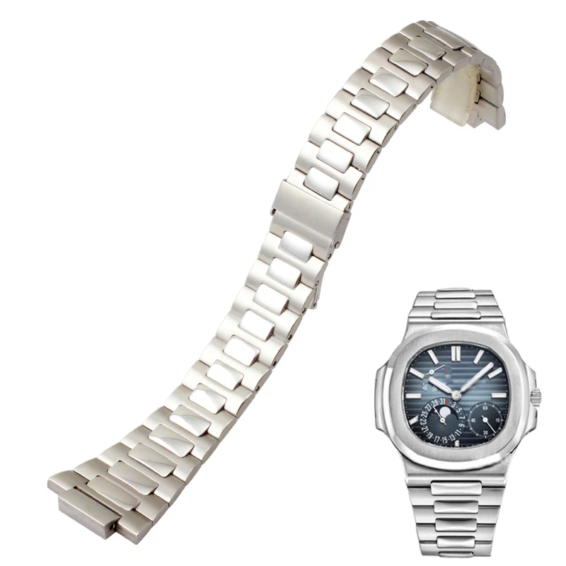 For Patek Philippe Watchband Steel Belt PP Nautilus 5711 5712
