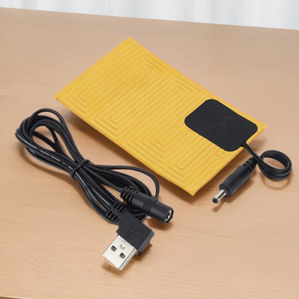 5V USB Heating Pad Electric Heating Film Plug And Play Warm Plate Heater Sheets Winter Portable Warm Plate for Phone Hand Warmer