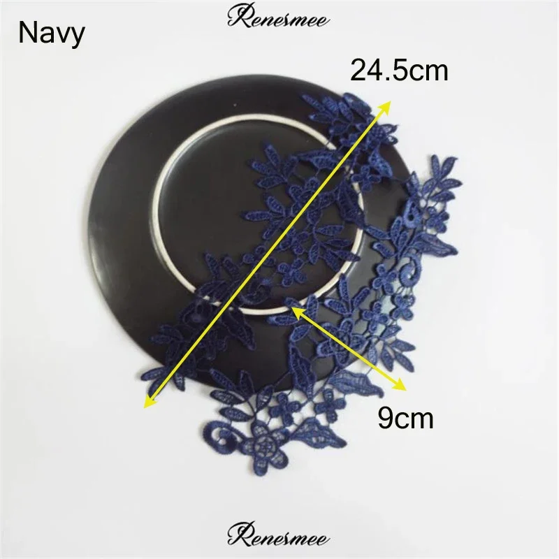 Vibrant Lace Applique Flower Sewing Trims