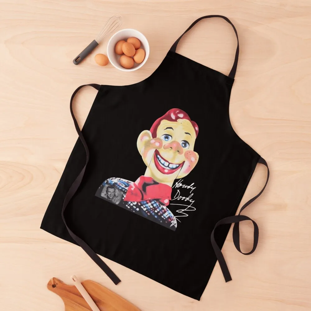 

Vintage 1990s Howdy Doody Apron Apron For Kitchen Women Barista Apron An Apron