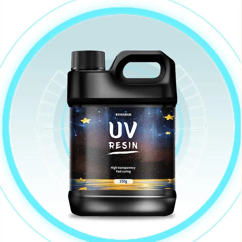 Cura Ultravioleta, Alta Transparência, Secagem Rápida, Alta Dureza, 250g, 500g, 1000g