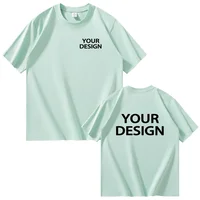 T-shirts en coton pour hommes et femmes, imprimés personnalisés, amples, décontractés, à la mode, personnalisez votre motif de Logo, gilet Camisole à manches courtes 3