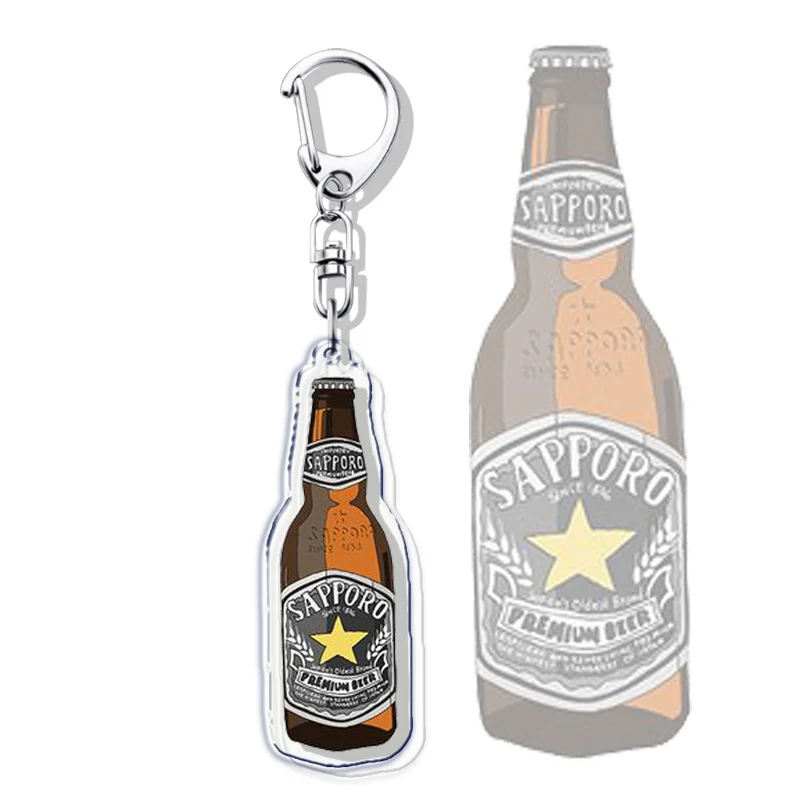 Acheter Porte-clés Pendentif Tasse De Bière Unique, Porte-clés De Voiture, Sac à Main, Décoration Suspendue