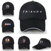 Fashion Baseball Caps Women Adjustable Cotton Snapback Hat Outdoor Men Sports Cap Friends Series Summer UV-proof Visors Hats 1