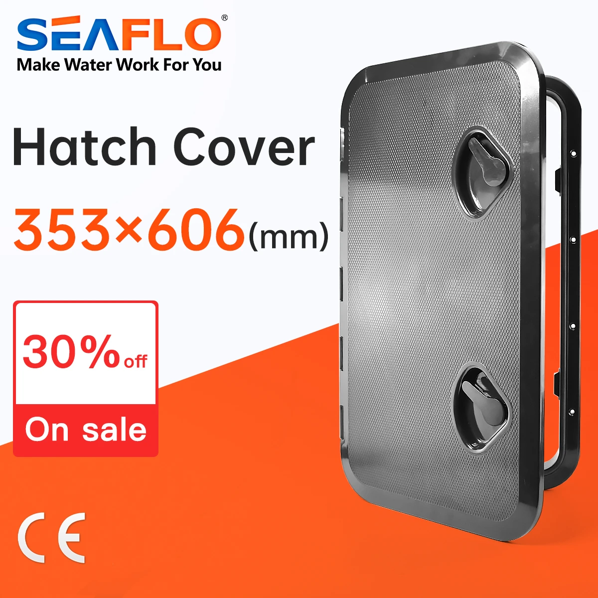 Rv Accessories Luggage Compartment Door 353*606 Hatch Cover Antiuv Non