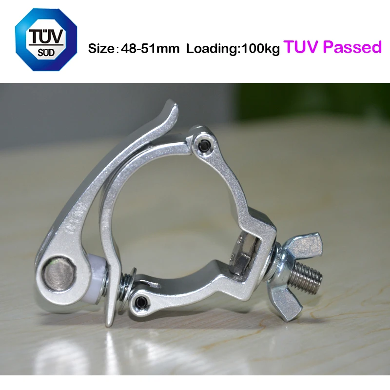 

Mini 360 QR Clamp Quick Selflock Clamp DJ Lighting Fixture Clamp For 48-51mm F34 Truss High Quality Stage Accessories