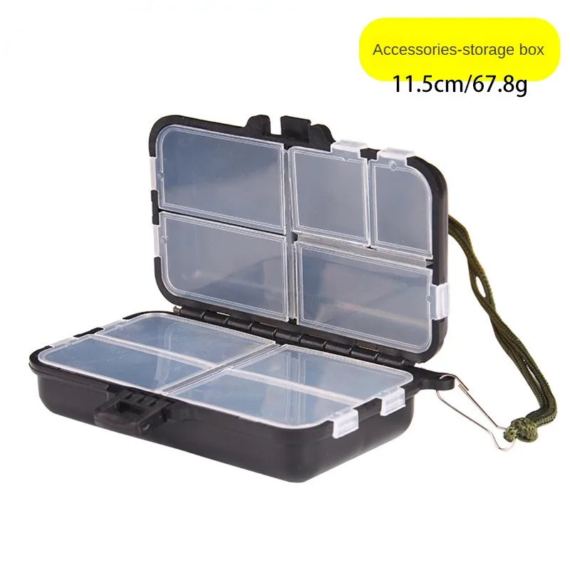 

Коробка для рыболовных снастей, двусторонняя открывающаяся коробка для приманки, многофункциональная коробка для хранения крючков для рыболовных приманок, бокс для аксессуаров для приманок