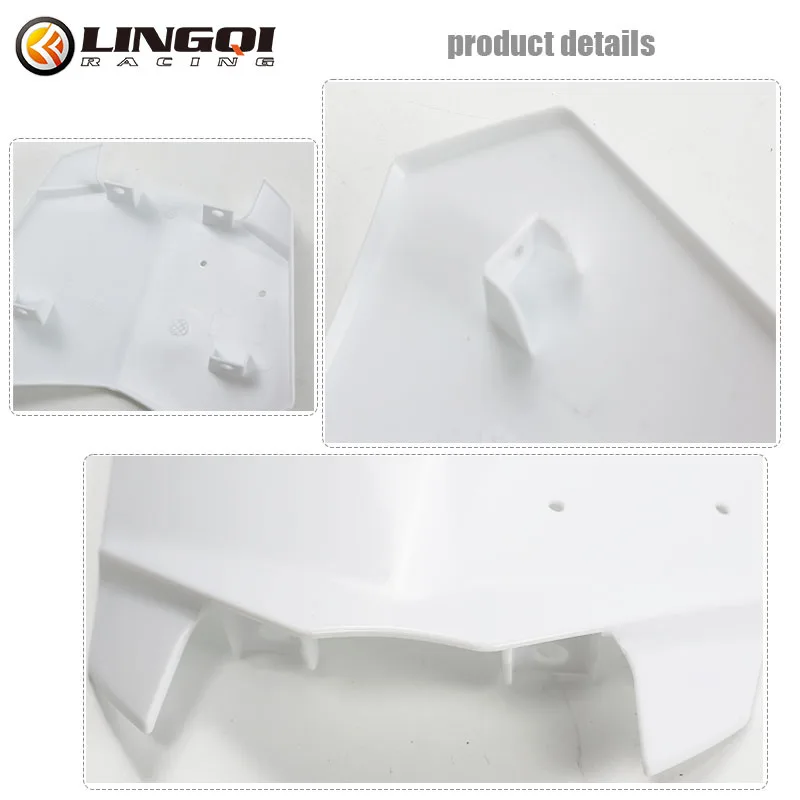 LINGQI Front Number Plate Name Cross Plates Board For CRF50 CRF70 CRF110 CRF125 2008- Motorcycle Accessories Plastic