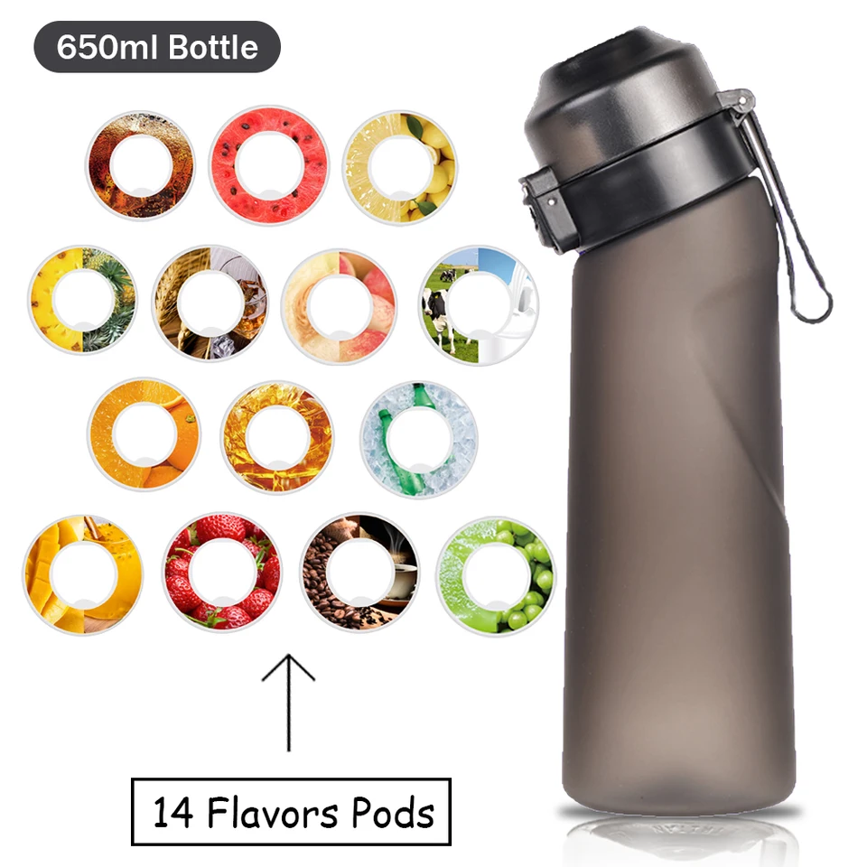 oz Grey Blue Solid Print Stainless Steel Water Bottle 2 Pack Air up Protein  shaker bottle Foldable bottale Air up drinkfles Hydr - AliExpress