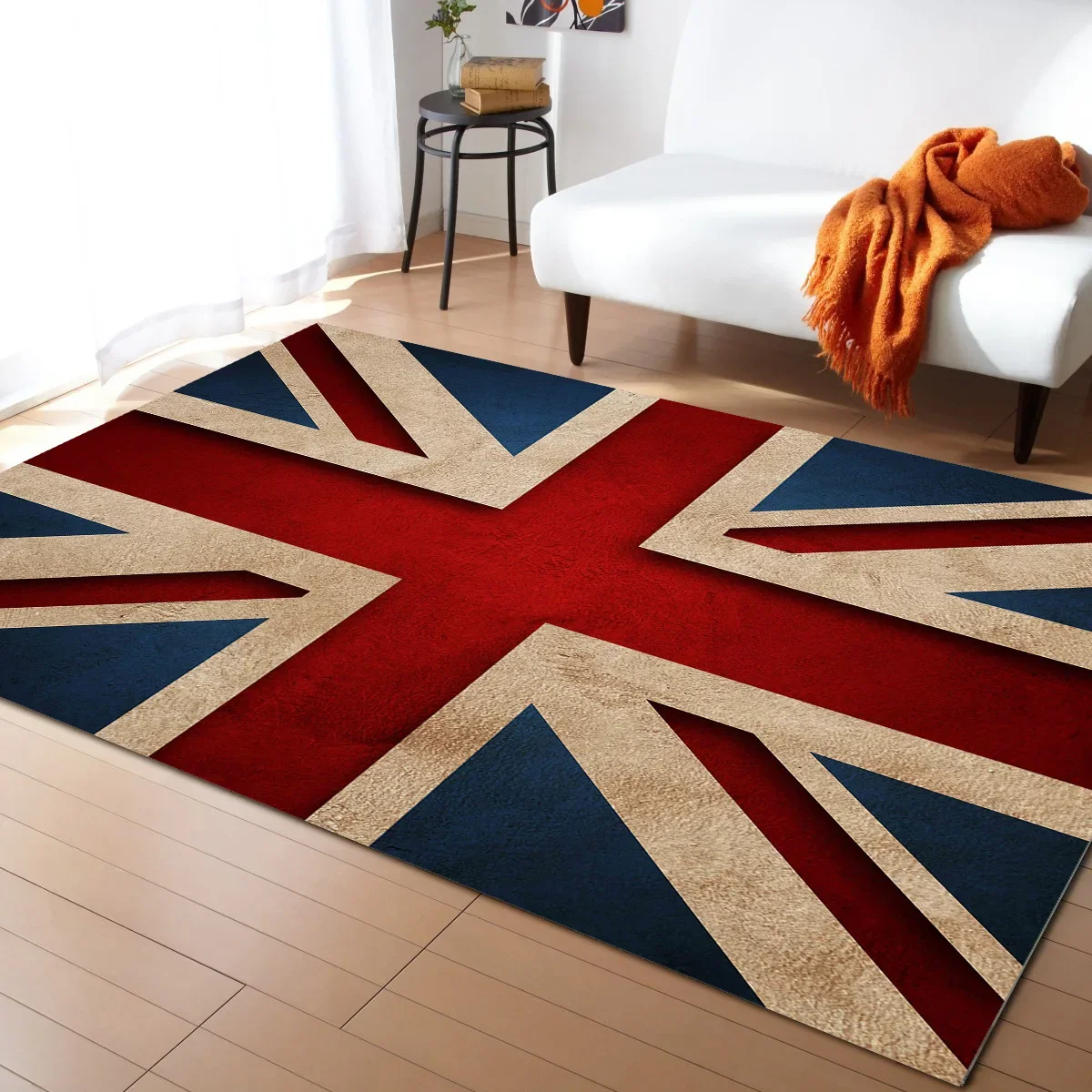 

Retro British Flag Pattern Carpet for Living Room Large Area Rugs Bedroom Carpets Modern Home Living Room Decor Floor Mat Rug