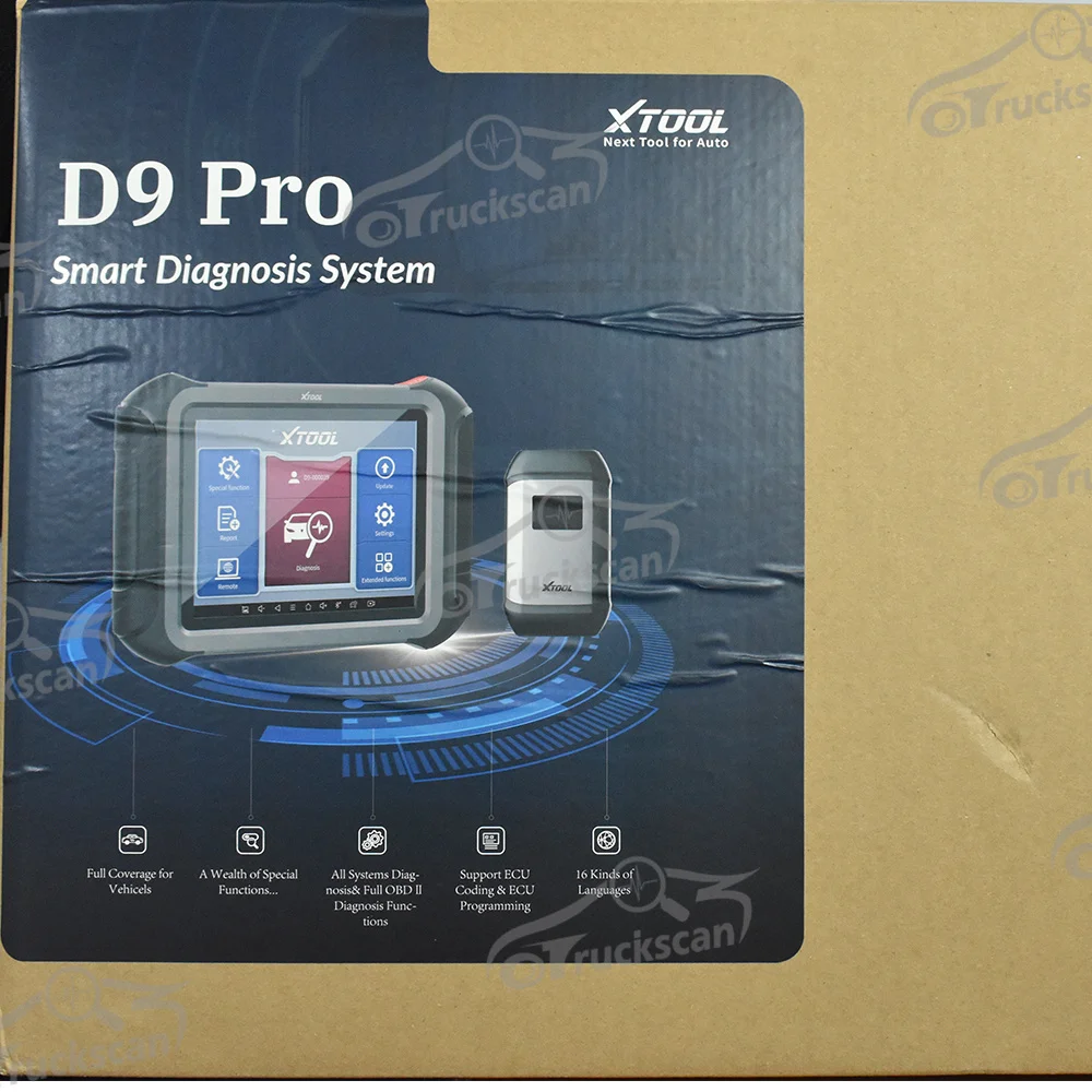 

D9 Pro Diagnostic Scan Tool With Topology Map CAN FD With DoIP CAN FD for Coding Online Programmer Active Test