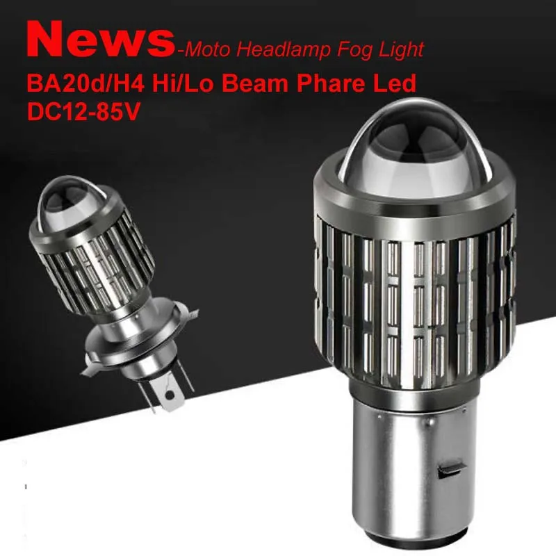 High quality BA20d electrocar,E-Bike,Autobike,Motorcycle,Motorbike led bulb,DC12-85V H4 BA20d Led Lights free shipping 5pcs/lot