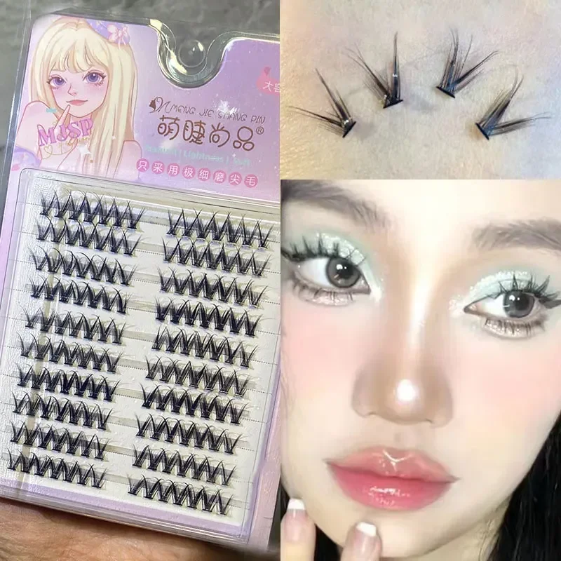 DIY Natural Fake Eyelash Clusters