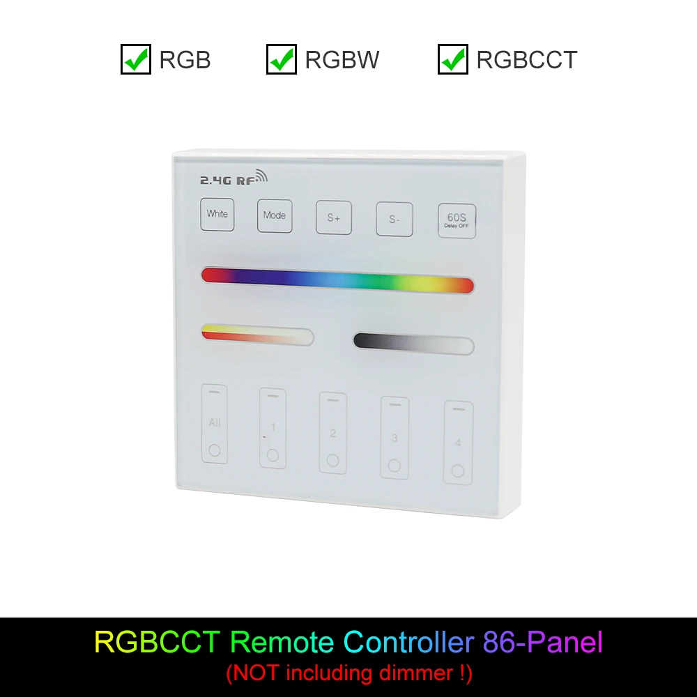 ตัวเลือกสินค้า Zigbee 3.0 WiFi ควบคุมไฟ LED สีเสียง