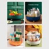 Lazy Kitchen Multi-function Turntable Organizer, Rotating Spice Rack, Plastic for Cabinet, Pantry, Kitchen Countertop Storage 4