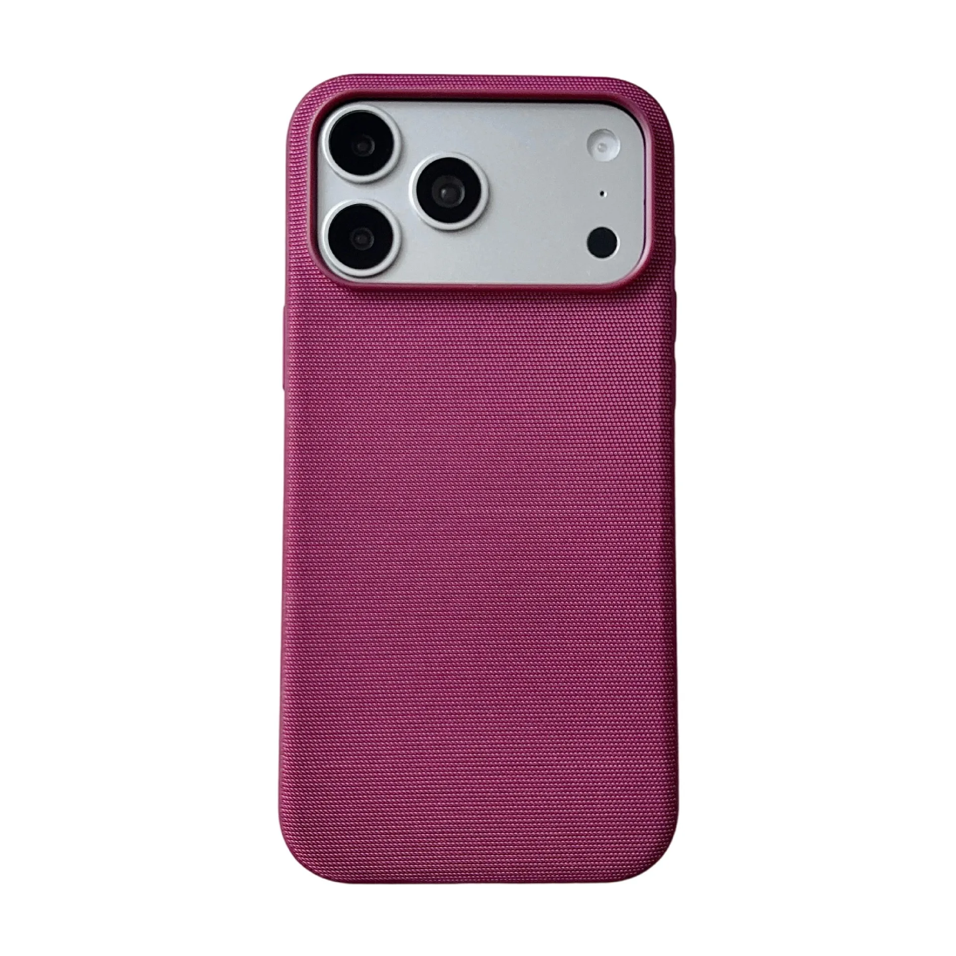 Luxury Techwoven Fabric Magnetic Phone Case - Premium Shockproof Hard Cover with Magsafe Compatibility