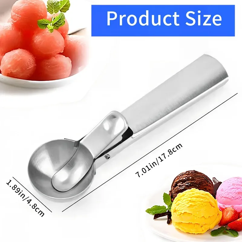 Stainless Steel Ice Cream Scoop and Scooping Tool Multi-functional Fruit