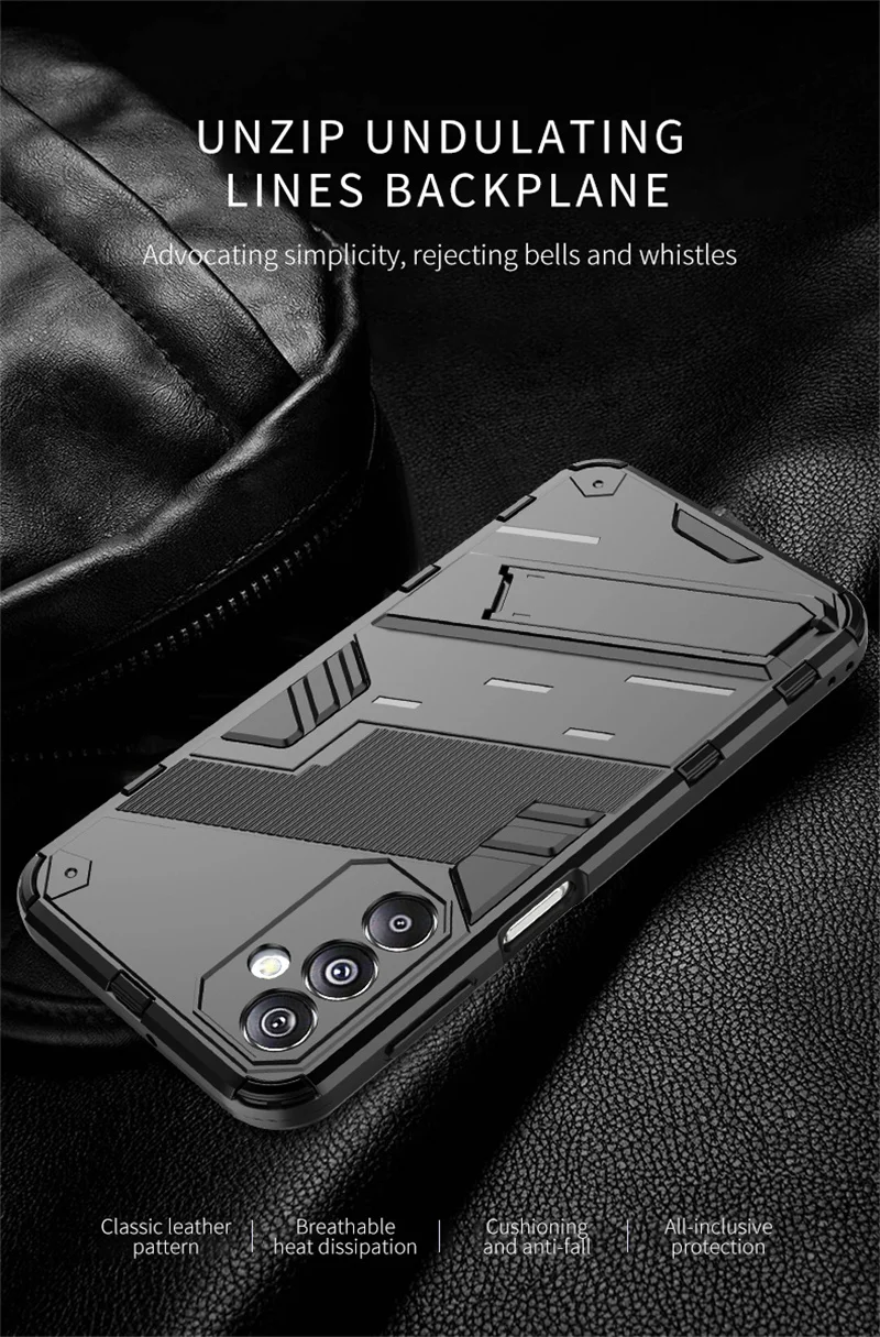 Magnetic Armor Phone Case for Samsung Galaxy M34 M54 M14 F14 A35 A55 A15 5G A05 A05S 4G Shockproof Stand Protection Back Cover Seaa0259cf96a4bba95cd7458c2ca6daeh