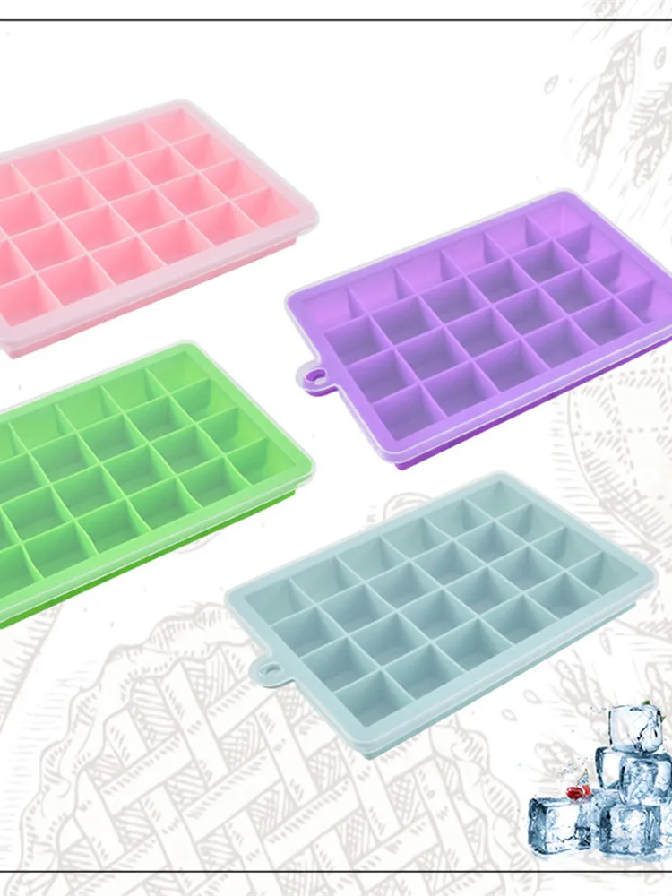 

15/24diy big food grade silica gel ice cube mold ice maker ice cube tray
