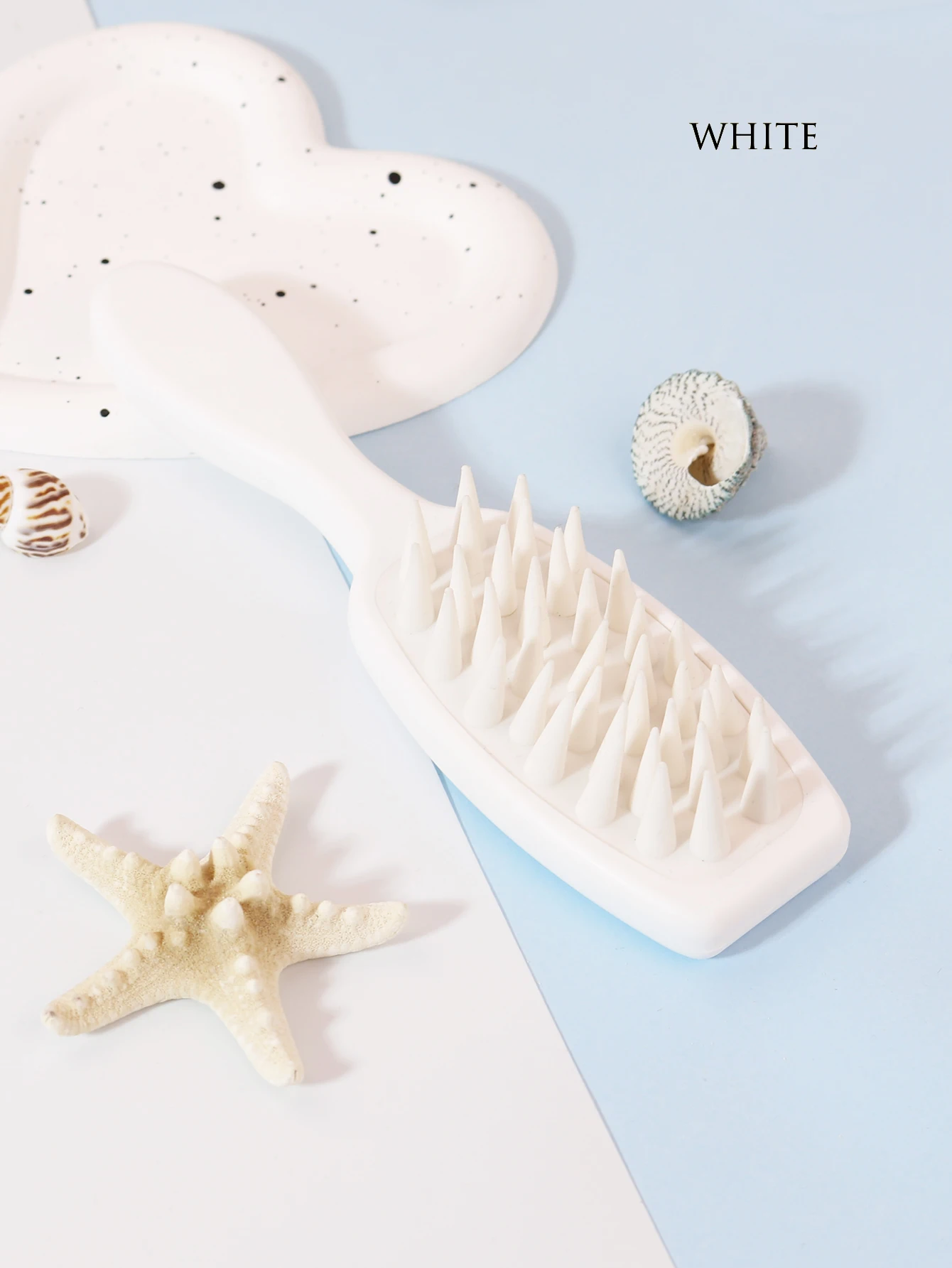 1PCS long handled shampoo brush, silicone scalp massage comb, shampoo brush head massager 5