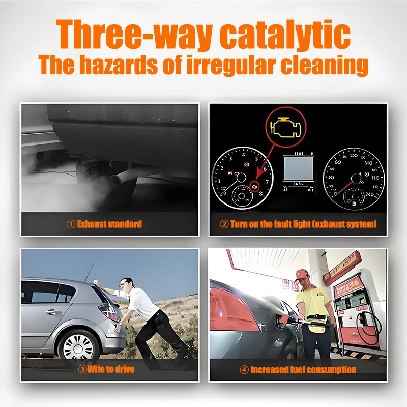 Car Engine Catalyst Converter Cleaners Automobile Engine CSV Cleaning Accelerators Catalysts Easy To Clean 6uUuN2P2