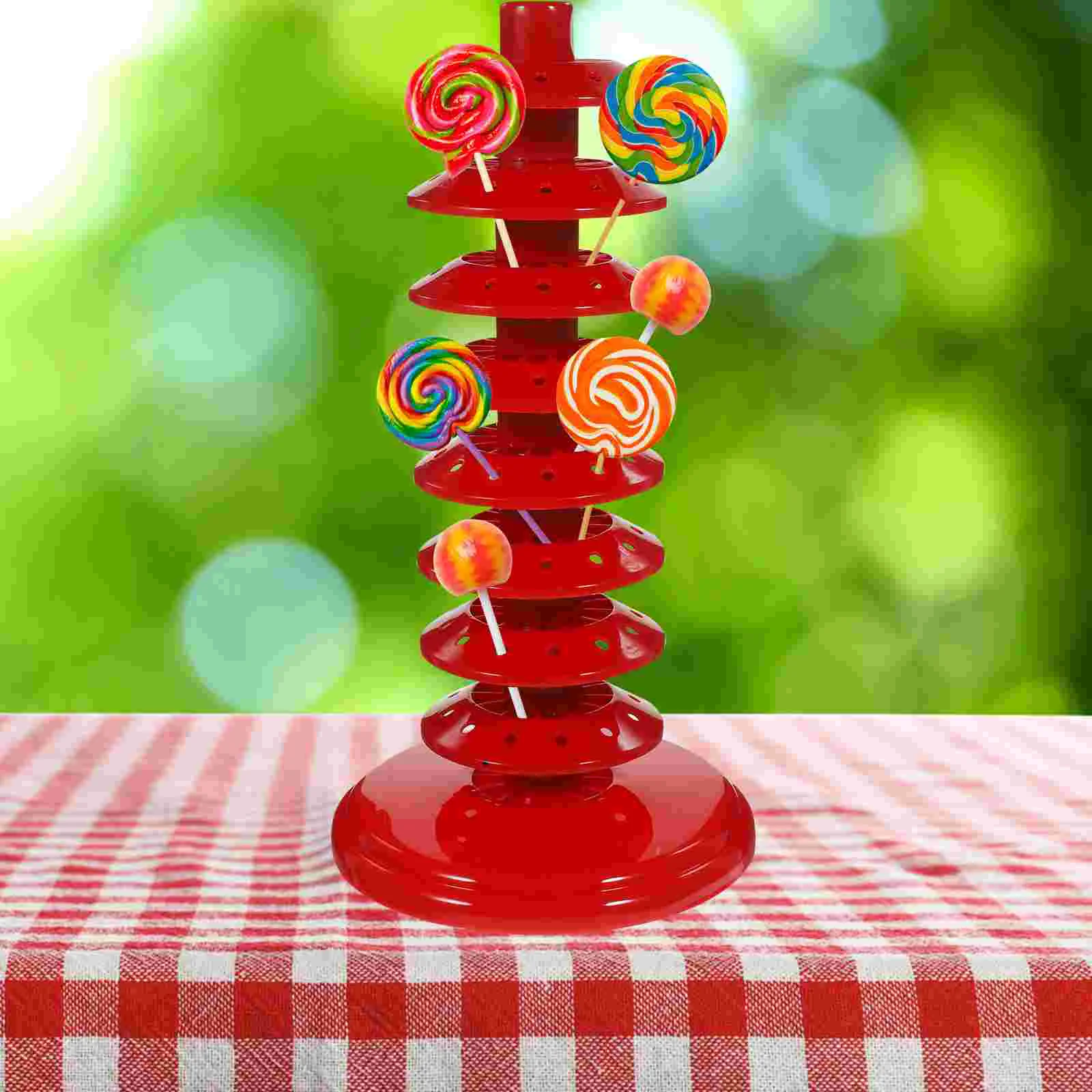 Multi-Tier Lollipop Pop Tiered Lollipop Holder Adjustable Pop Display Rack Lollipop Display Bracket Adjustable Candy Rack