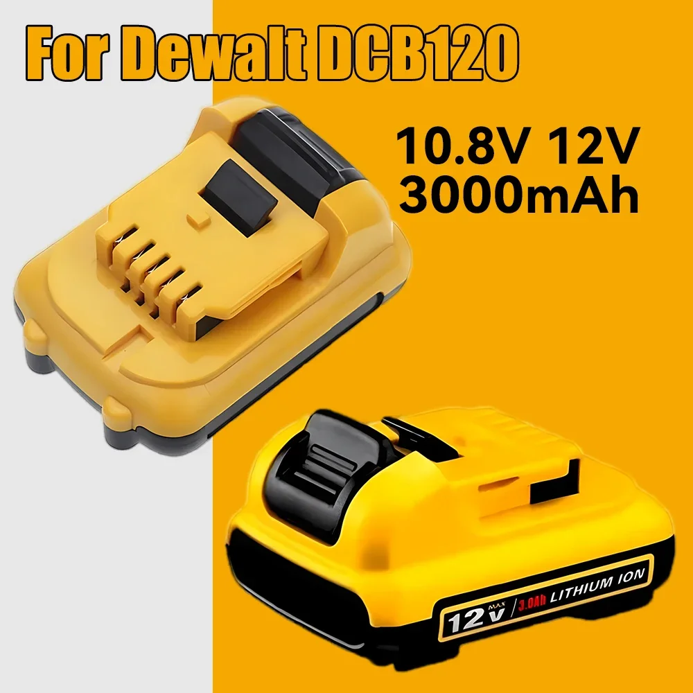 

Сменные литий-ионные батареи для Dewalt DCB120, 12 В, 3 Ач, батарея DCB123, DCB125, DCB124, DCB122, DCD710, аккумулятор для электроинструментов