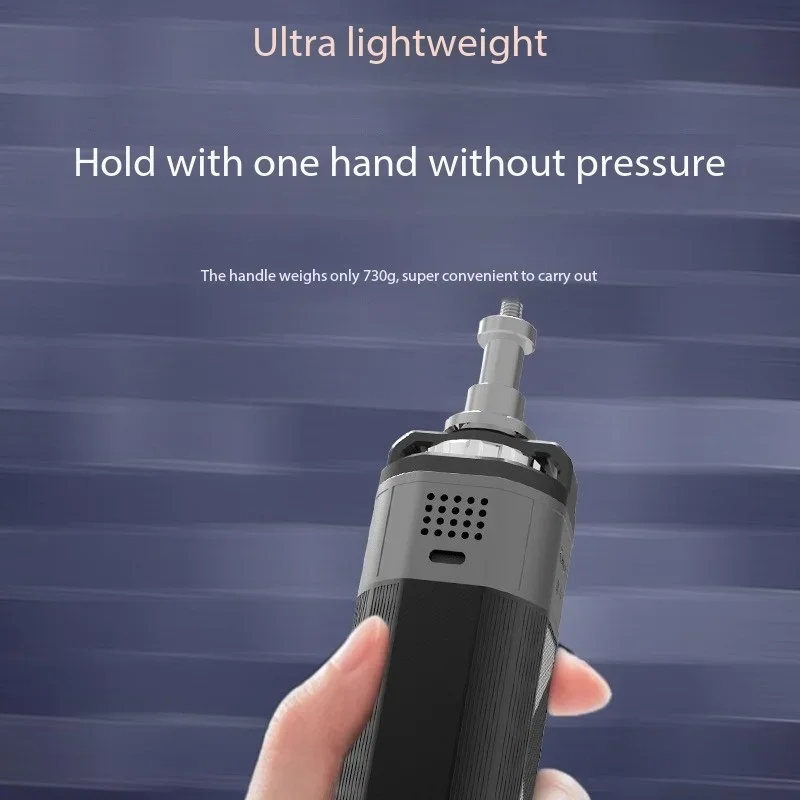 5000mAh Battery Handle Power Supply with 1/4 Threaded Type-c D-TAP Power Handle For Photography Light LED Video Lights