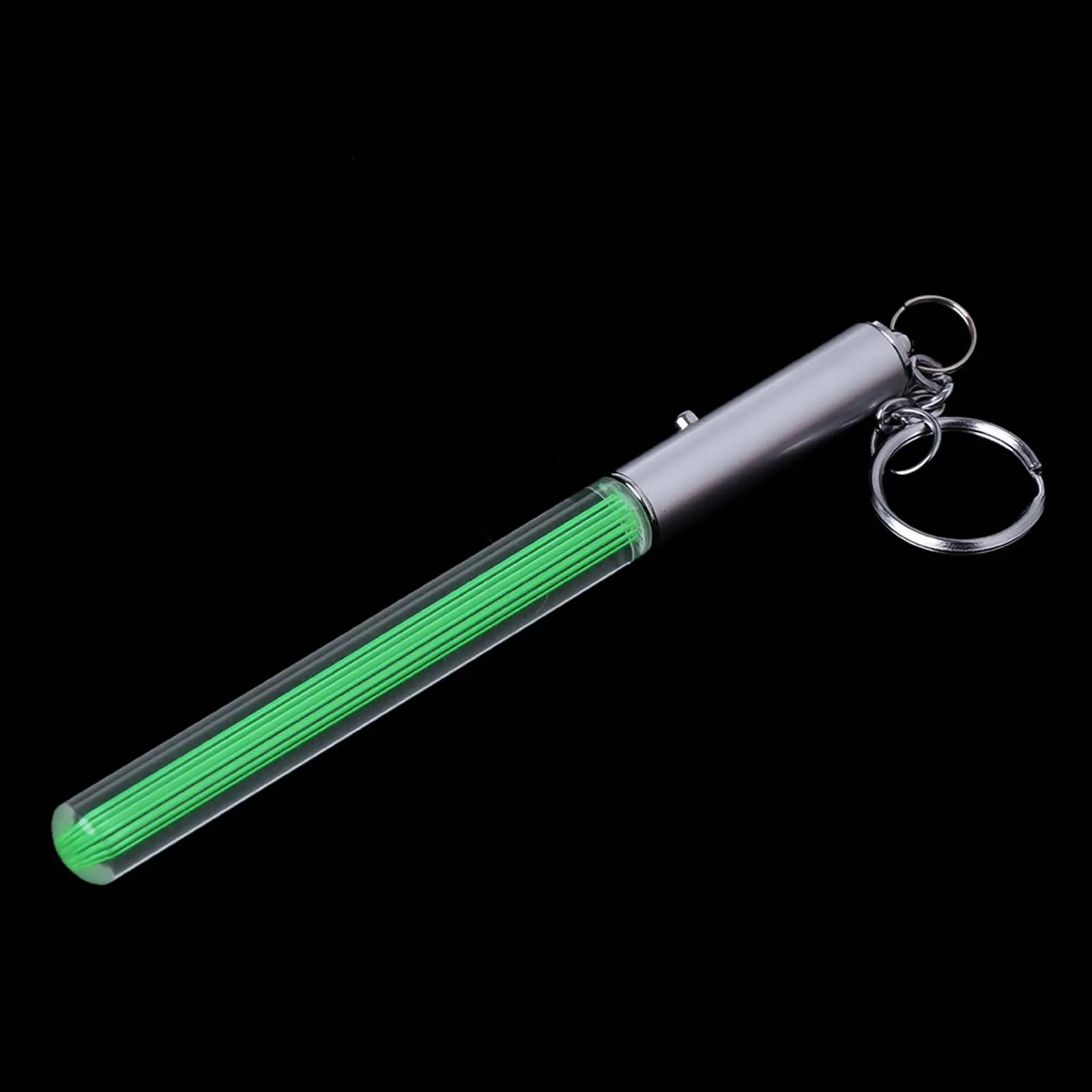 Durable Glow Pen Flash Torch Magic Wand Stick Lightsaber LED Light Keychain New