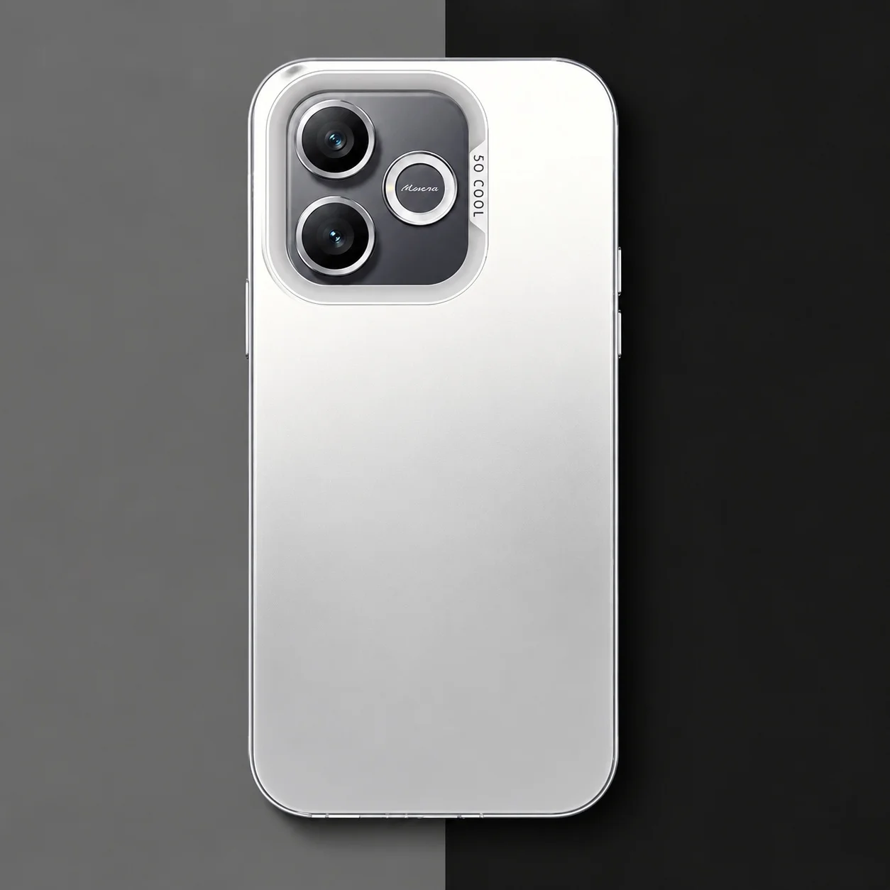Premium Matte Metallic Texture Shockproof Phone Case with Original Design
