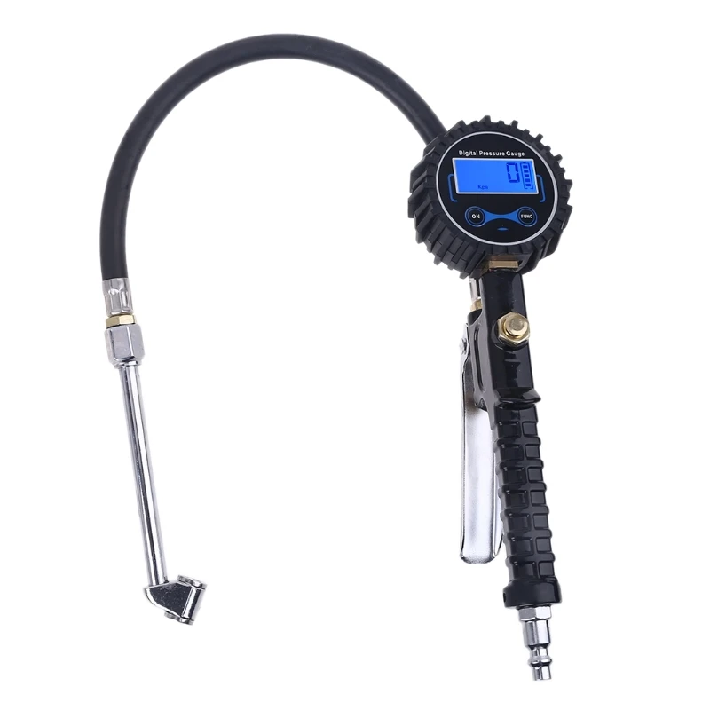 

Car Digital Tire Inflator Pressure Gauge 200PSI LCD Display Air Compressor