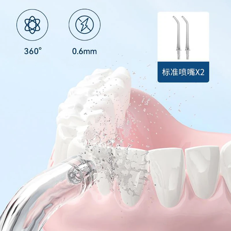 Youpin ENPULY 구강 세정기, M6 플러스, 140ML 휴대용 물 치실, 미니 전기 교정, 특수 제트 치아 치과 클리너