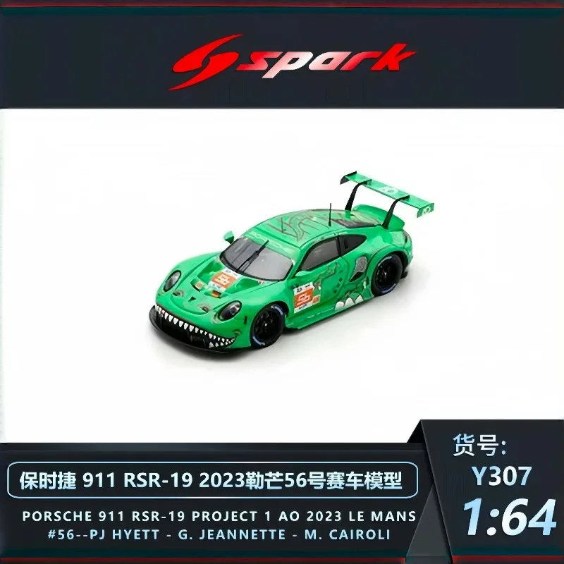스파크 1:64 포르쉐 911 RSR AO 레이싱 2023 르망 56 렉시 로키 다이캐..