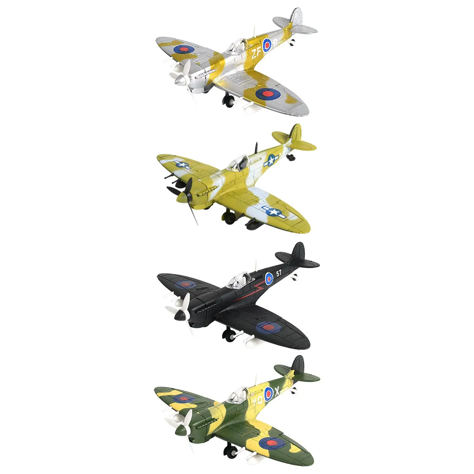 

1:48 Fighter Building Kits DIY Airplane Handcrafts Desktop Decor Easy to Assemble for Kids Adults Educational Aircraft Model
