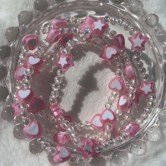 star bracelet pink