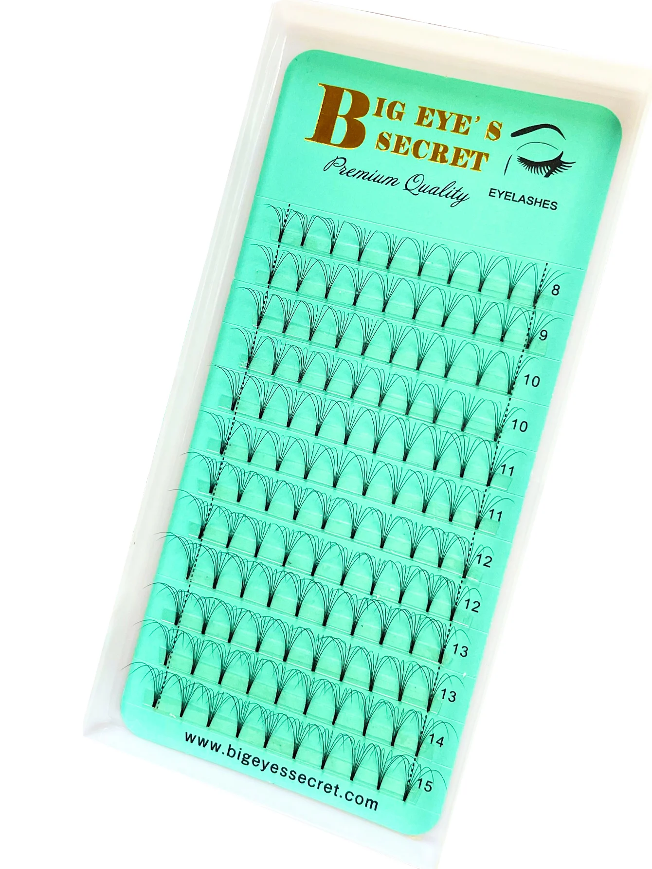 

Big Eye's Secret 6D Volume Eyelash Make Up Eyelash Extensions Hand-Made Faux Mink Premium Eyelashes Premade Fans