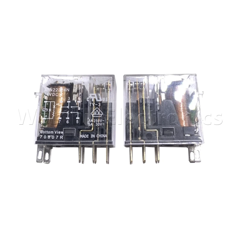 

Бесплатная доставка, 10 шт./партия, реле 24VDC 5A 8PIN AHN22324N
